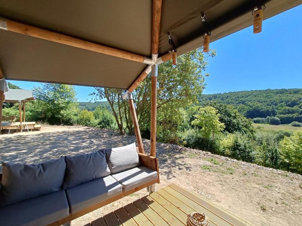 Tente Cottage  Colleville Esterno foto